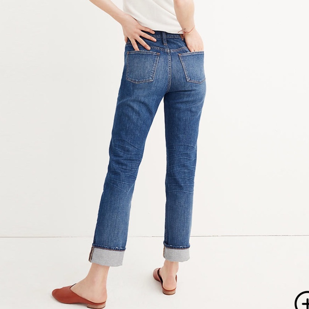 Madewell High Rise Slim Boyjean